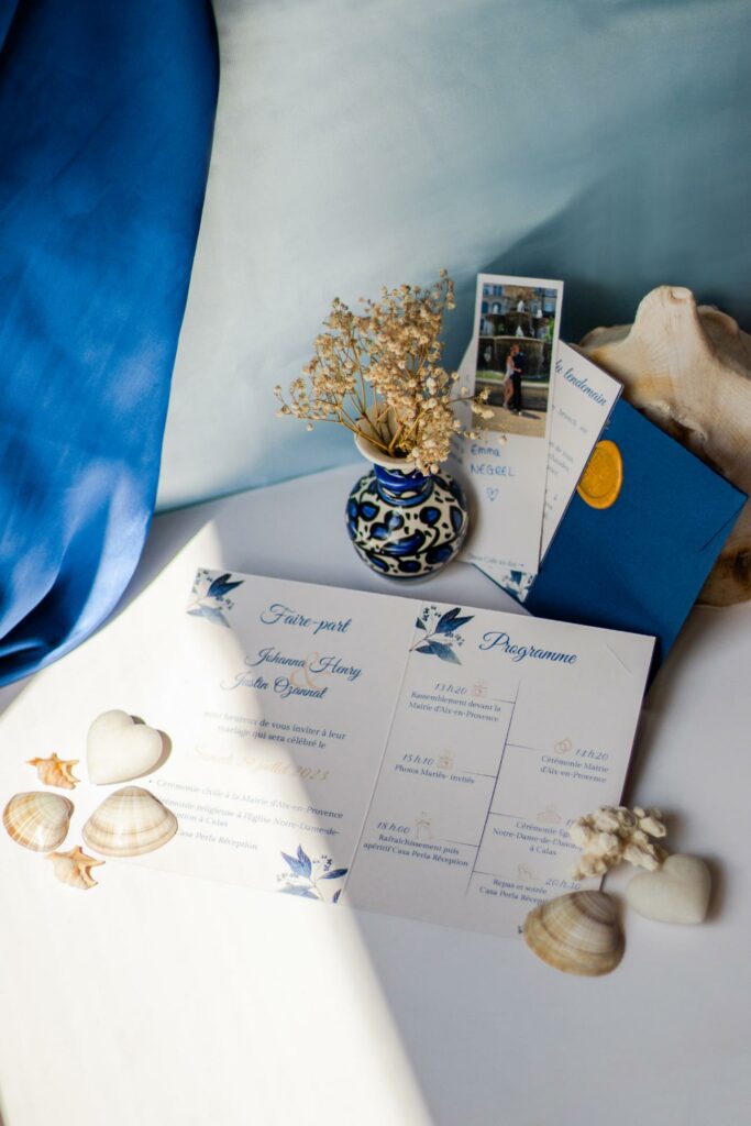 Faire-part mariage Johanna & Justin 2023